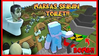 ATUN \u0026 MOMON MENGHANCURKAN MARKAS SKIBIDI TOILET !! Feat @sapipurba Minecraft