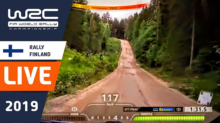 WRC Rally Finland 2019 SHAKEDOWN LIVE. The WRC live stream from WRC+ ALL LIVE