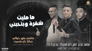 عدي زاغةو محمد غدير وانس ابو سنينة || ما مليت💥 شقرة بتجبني💥+ ماشي بضهري خوالي 2023