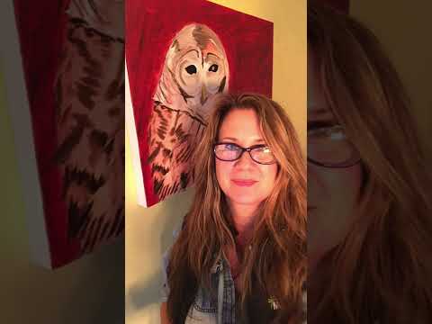 Abstract Owl Oil