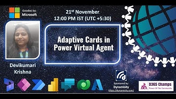 Adaptive Cards in Power Virtual Agent - By - Devikumari Krishna