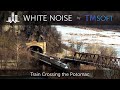 Train Crossing the Potomac 10 Hour Sleep Sound - Black Screen
