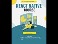 React Native Course In Lahore Punjab Pakistan