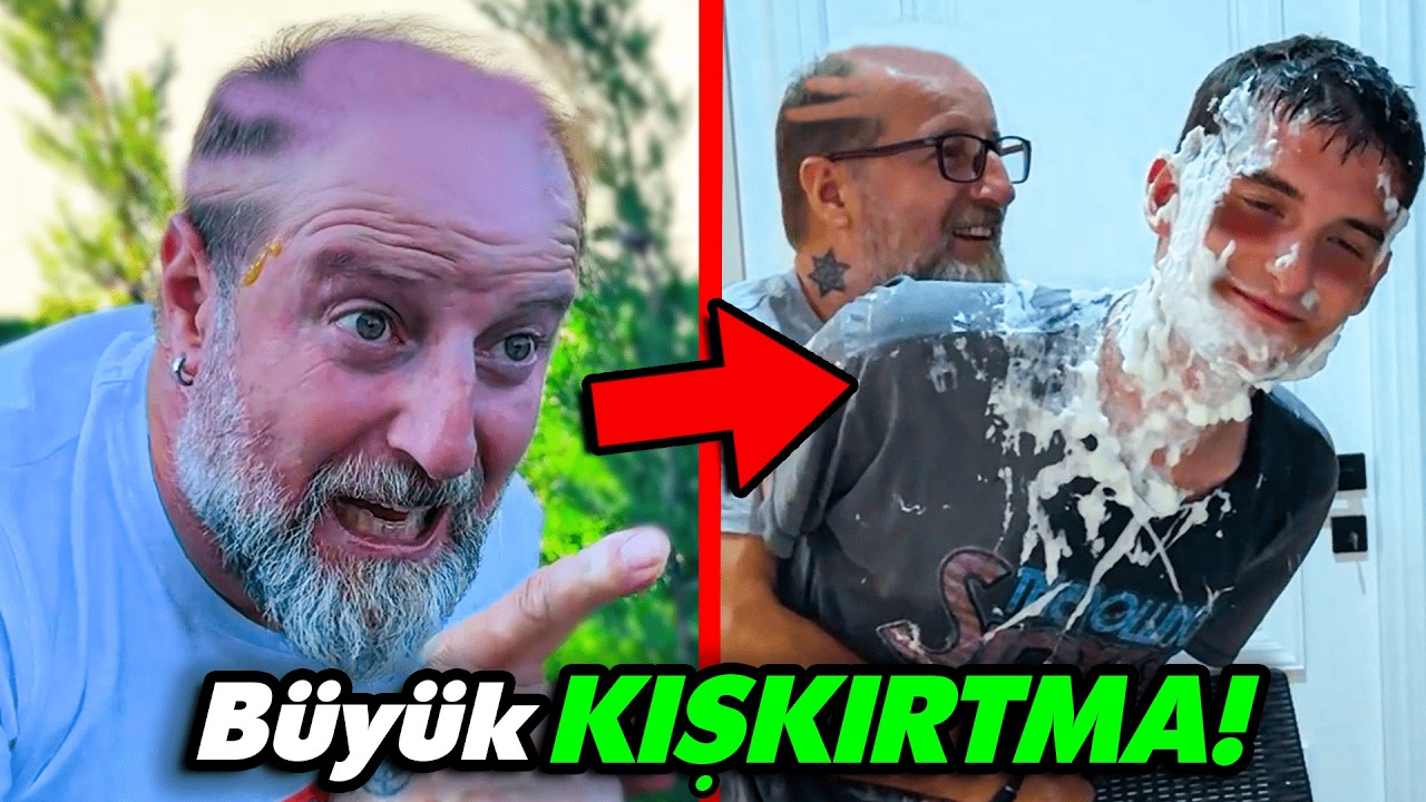 BABAMI 24 SAAT BOYUNCA ÇILDIRTTIM SAÇINI KESTİM 😂