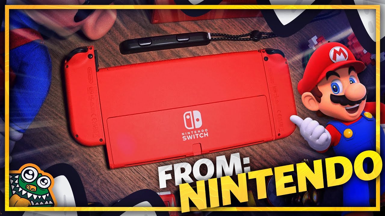 Unboxing the Nintendo Switch OLED Mario Edition + GIVEAWAY