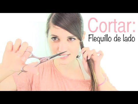 ¿Cómo cortar el flequillo de lado?