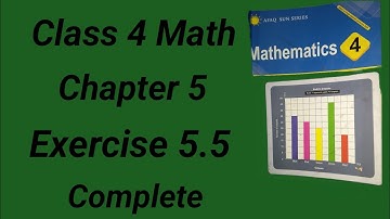 Class 4 Math Ch 5 Ex 5.5|class 4 math ex 5.5