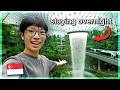 i spent 24 hours overnight at Jewel Changi Airport! (vlog)