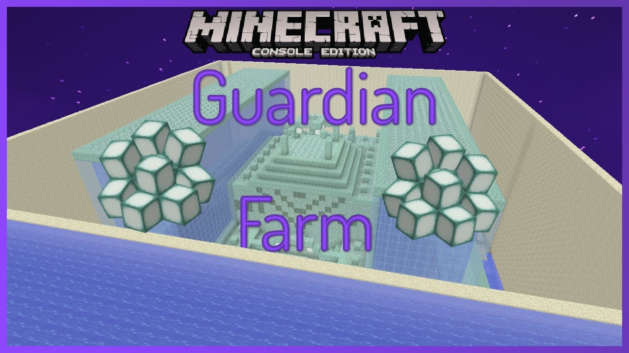 I Made an OP Guardian Farm in Minecraft Legacy Edition!!