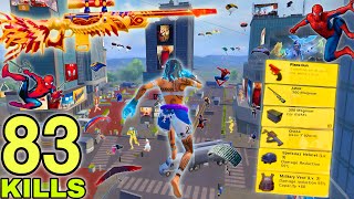 83 Kills😱 IN TWO GAME NEW SPIDERMAN WORLD RECORD in NEW SEASON🔥 Pubg Mobile screenshot 3