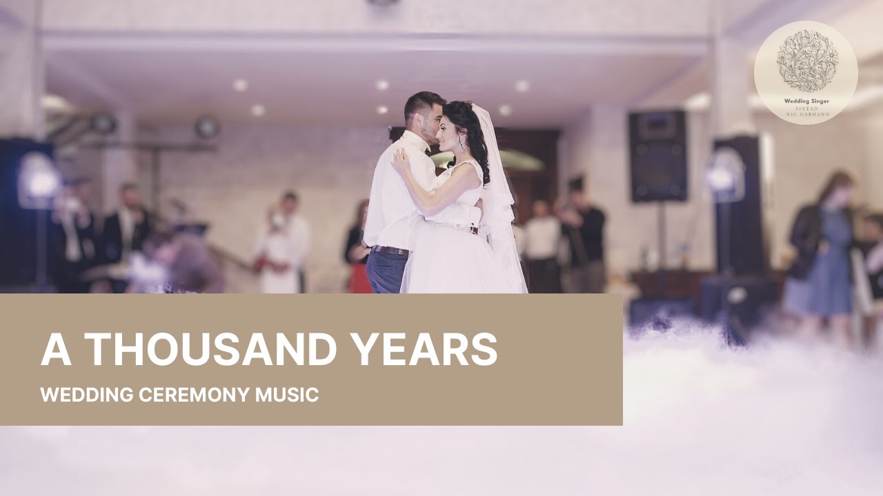 A Thousand Years, Wedding Ceremony Music Cover - Youtube