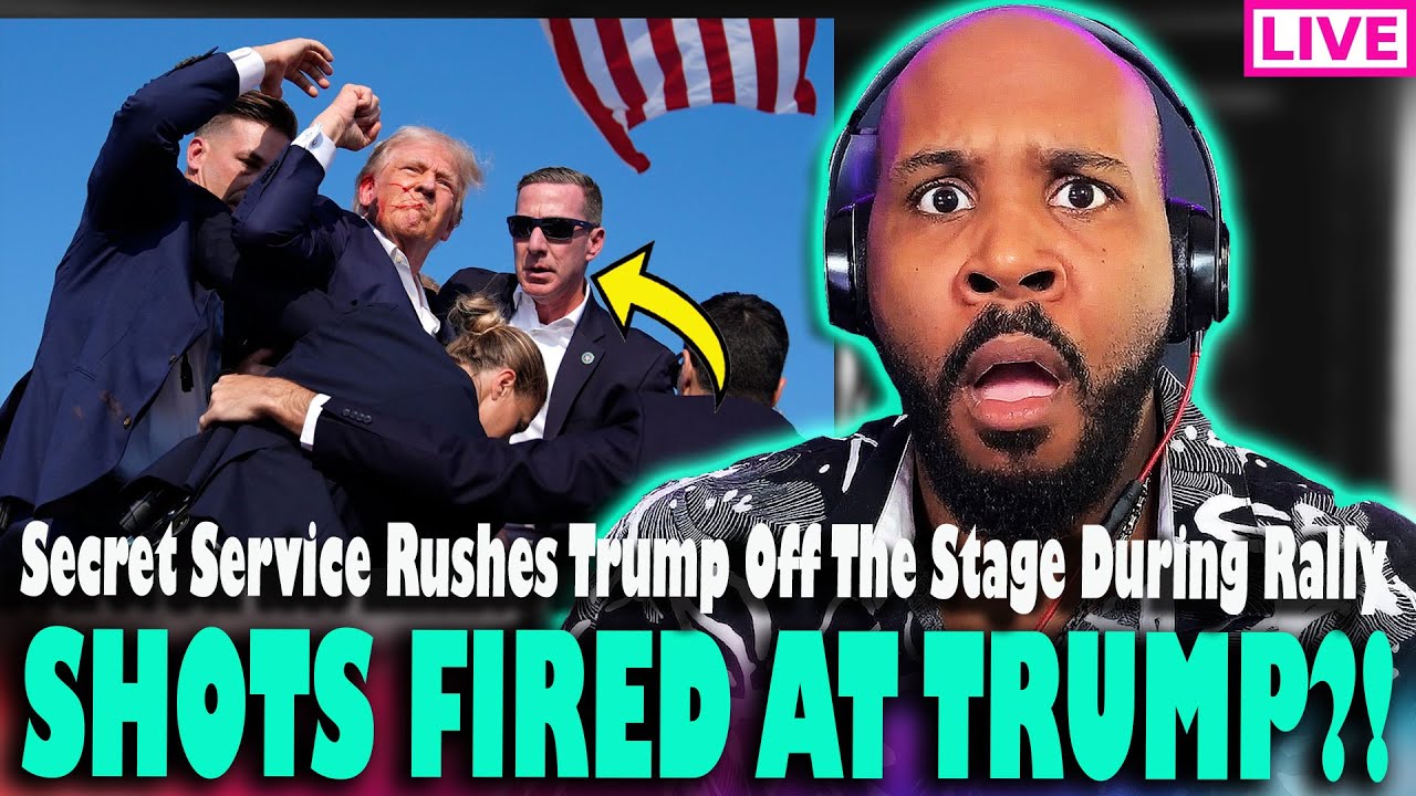 BREAKING! SHOTS FIRED AT TRUMP?! Secret Service Rushes Trump Off Stage ...