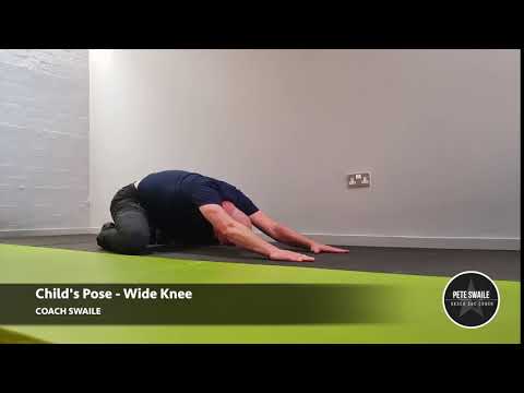 Child's Pose Wide Knee