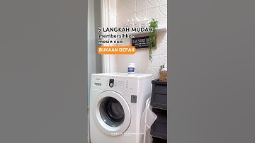 Cara mudah membersihkan mesin cuci bukaan depan #mesincuci1tabung #beforeafter