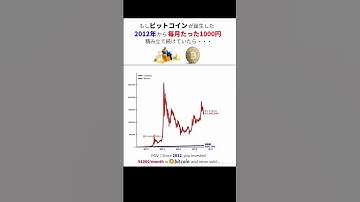もし少額でも積み立てていれば今頃...#bitcoin #ビットコイン #資産運用 #investing #投資