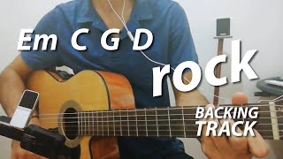 Em C G D Chords Guitar Backing Track