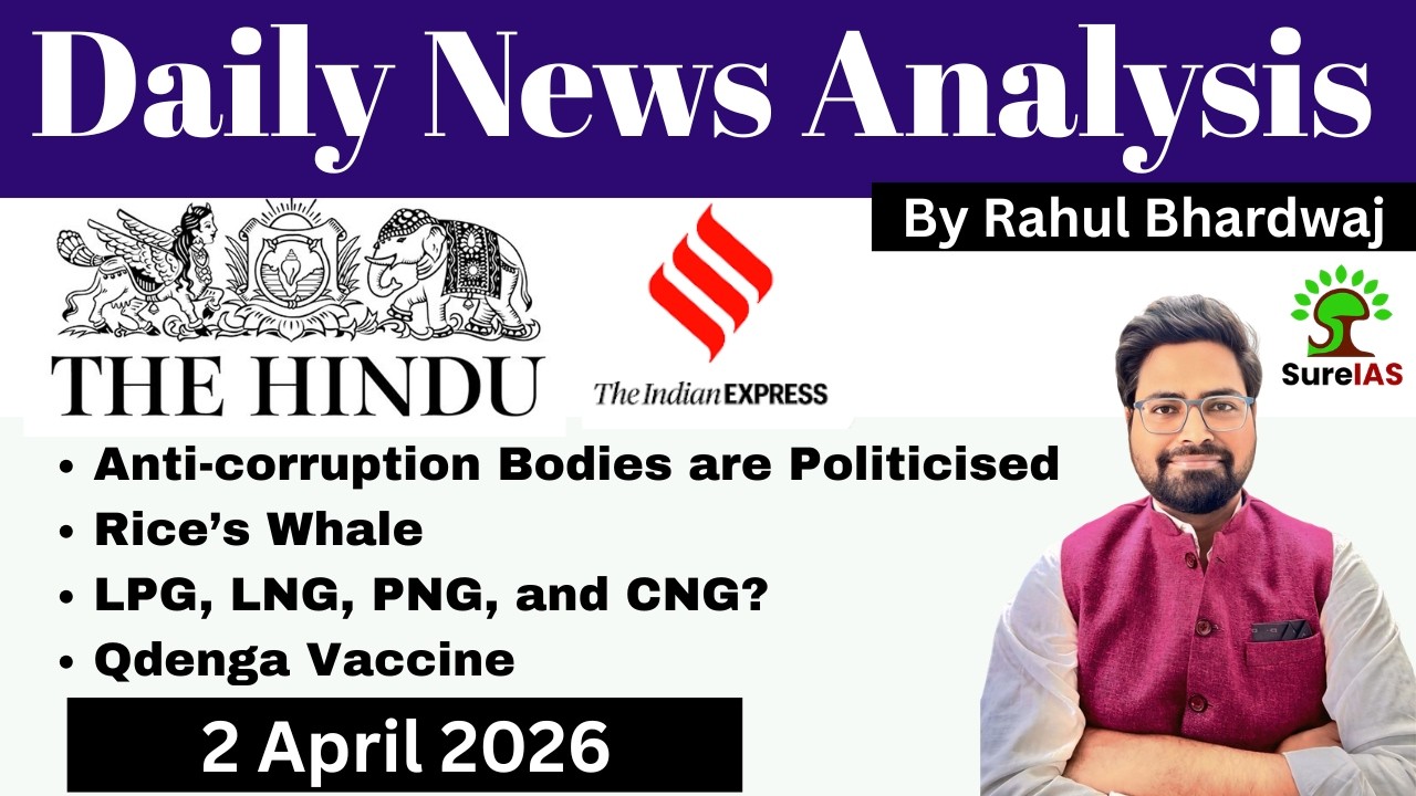 The Hindu & The Indian Express| Daily Current Affairs | UPSC CSE'26 | 2 ...