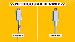 USB Cable Repair Without Soldering