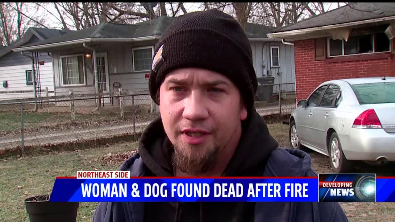 Woman and dog found dead after Indy fire - YouTube