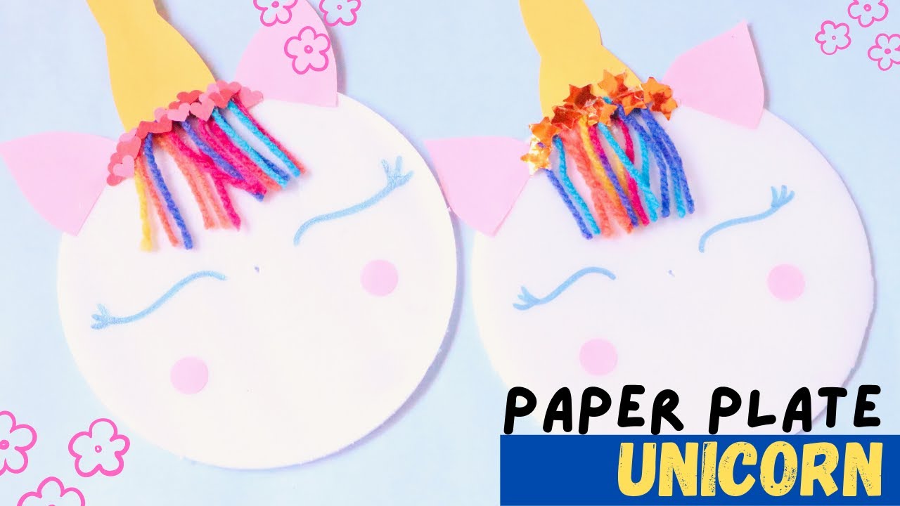 Paper Plate Unicorn - Made To Be A Momma