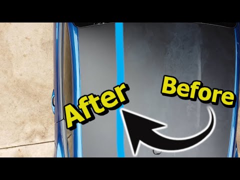 How to clean/revive your satin or matte black roof wrap!