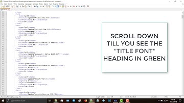 CHANGE FONT ON THE MAIN MENU BAR (AEON NOX 5)
