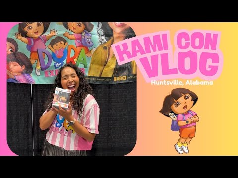 Voice of Dora at KAMI CON! 🧭 OOTDs, Merch, Chaos & Squidward!