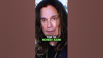 TOP 10 RICHEST ROCK BANDS IN ROCK HISTORY! #shorts #musichistory #music #musician