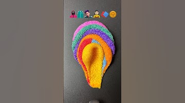 Squid Game satisfy mixing Guess the final color #satisfying #squidgame2 #sharkzhan