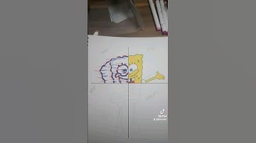 Amazing Drawing of SpongeBob!!! #fyp #spongebob #color #art #art #drawing #shorts