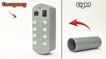 Build A Emergency Light Out Of PVC Pipe