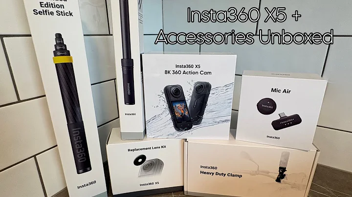 Insta360 X5 Full Kit Unboxing – Camera, Accessories & More