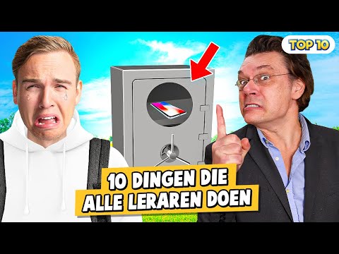 10 DINGEN DIE ALLE LERAREN DOEN!