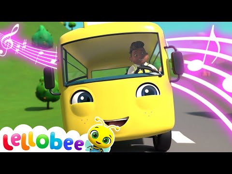 Wheels on the Bus | Lellobee Story Time! | Nursery Rhymes & Baby Songs - ABCs and 123s