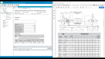 API610 Pump nozzle evaluation using CaesarII