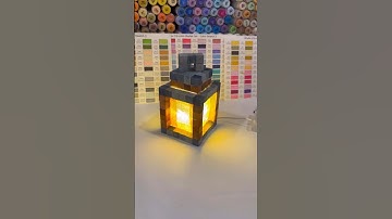 DIY Minecraft lantern 😳⛏️👀💕✨ #art #diy #artideas #drawingideas #diyideas #minecraft #minecraftdiy