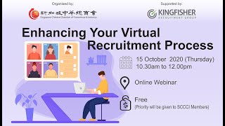 [SCCCI Webinar] Enhancing Your Virtual Recruitment Process