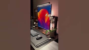 My NEW productivity desk setup tour for 2023 | LG Dual UP + MacBook Pro #apple #macbook  #lgdualup