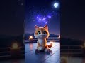 15-Second Moonlight Yoga with Miko 🌙🐱 Anxiety Relief #asmr