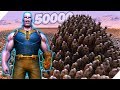 50000 ЗОМБИ против ТАНОСА И СУПЕРГЕРОЕВ - Игра Ultimate Epic Battle Simulator