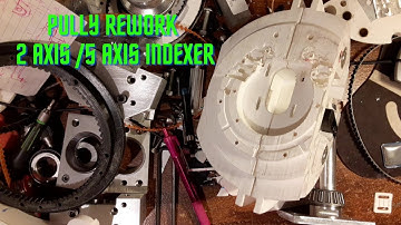 2 axis indexer/position for 4-5 axis. DIY 3D printed parts.