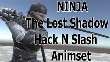 NINJA Lost Shadow Animset for Unity