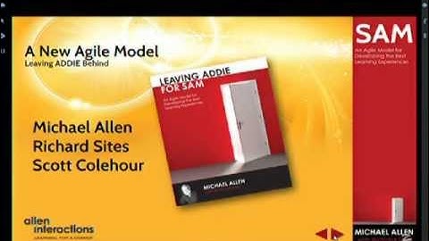 Webinar: An Agile Model: Leaving ADDIE for SAM