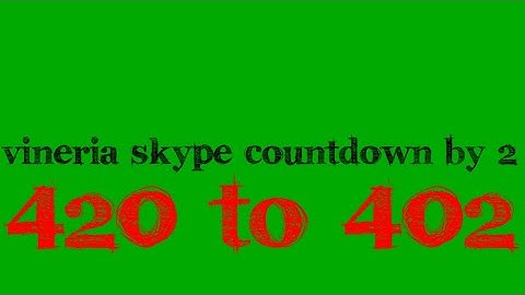 My Countdown By 2: 420-402