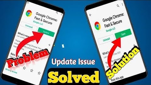Android System WebView & Google Chrome Update Problem Solution | Google Chrome Not Update Problem