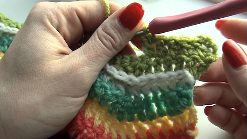 Uitgelezene Leren Haken: De Ripple Stitch of Golf steek - YouTube MN-91