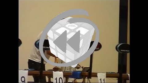 Yohei Oka (岡要平) SloMo Former Pyraminx World Record Average (4.39) Solve 4