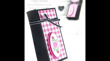 Bright Bold Fold Flat Box Tutorial