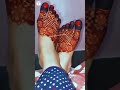 Feet mehndi design  henna by yasmeen memon shorts shortsyoutubeshorts