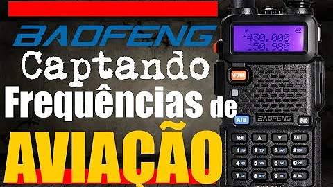 Como ouvir frequência de avião?